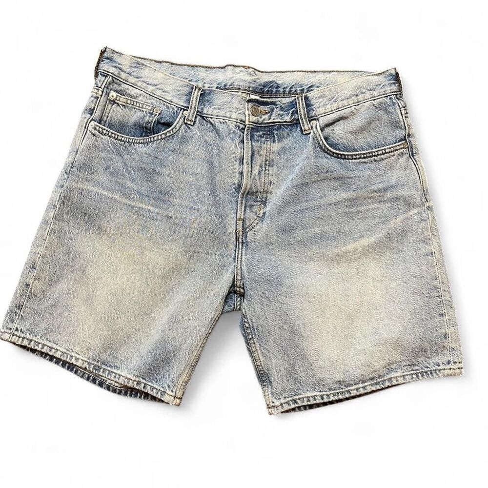 Weekday Men's Blue Denim Shorts